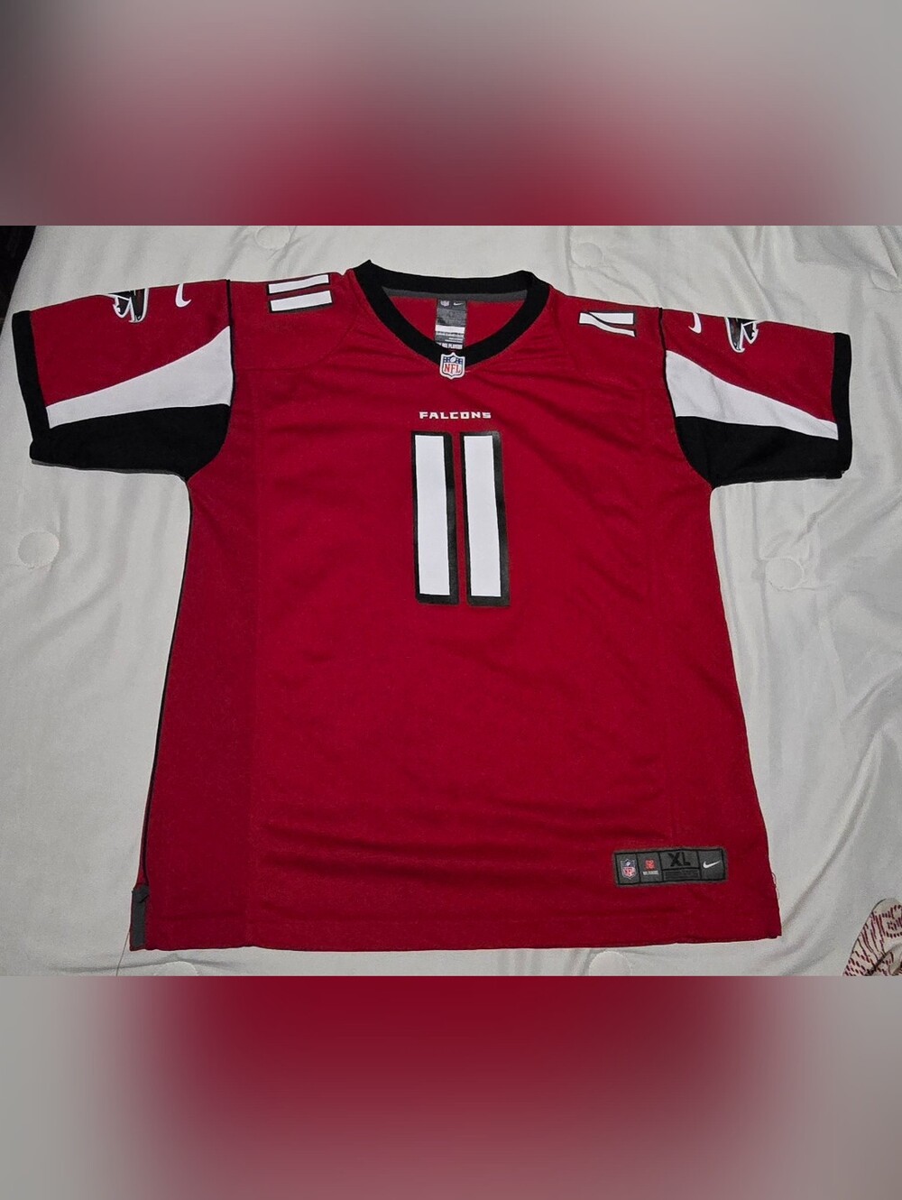 Nike Atlanta Falcons Red #11 Men's Football Jersey